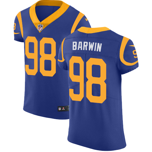 Nike Rams #98 Connor Barwin Royal Blue Alternate Men's Stitched NFL Vapor Untouchable Elite Jersey